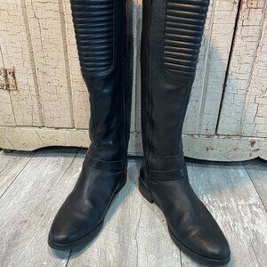 Pajar Women's Avery black leather equestrian boots 10